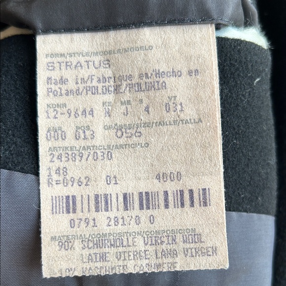 BOSS Hugo Boss Mens Long Black Coat. Wool and Cashmere. 56 (46 US Size) - Picture 15 of 17